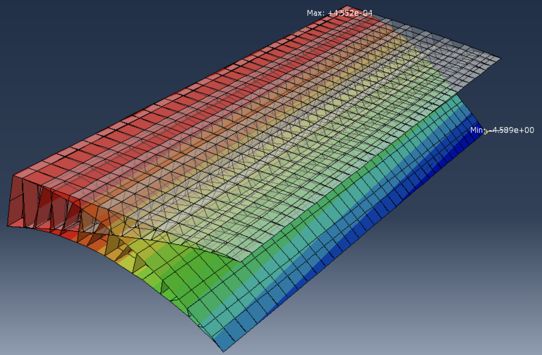 Shape memory polymer corrugated morphing wing section